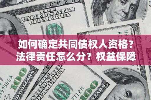 北京如何确定共同债权人资格？法律责任怎么分？权益保障技巧揭秘！
