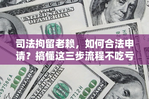 北京司法拘留老赖，如何合法申请？搞懂这三步流程不吃亏！