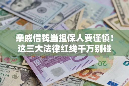 北京亲戚借钱当担保人要谨慎！这三大法律红线千万别碰