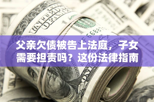 北京父亲欠债被告上法庭，子女需要担责吗？这份法律指南必须看完