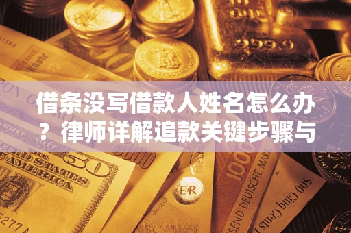 北京借条没写借款人姓名怎么办？律师详解追款关键步骤与证据链构建