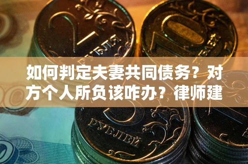 北京如何判定夫妻共同债务？对方个人所负该咋办？律师建议