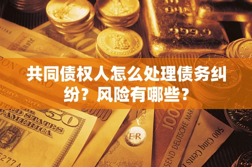 北京共同债权人怎么处理债务纠纷？风险有哪些？