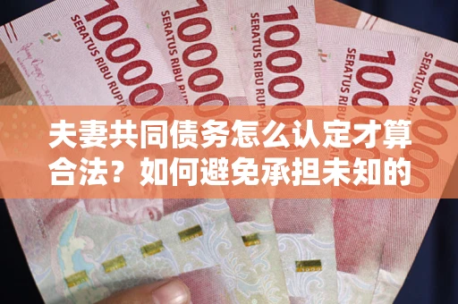 北京夫妻共同债务怎么认定才算合法？如何避免承担未知的债务风险？