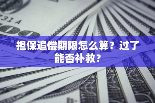北京担保追偿期限怎么算？过了能否补救？
