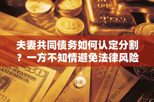 北京夫妻共同债务如何认定分割？一方不知情避免法律风险必看！